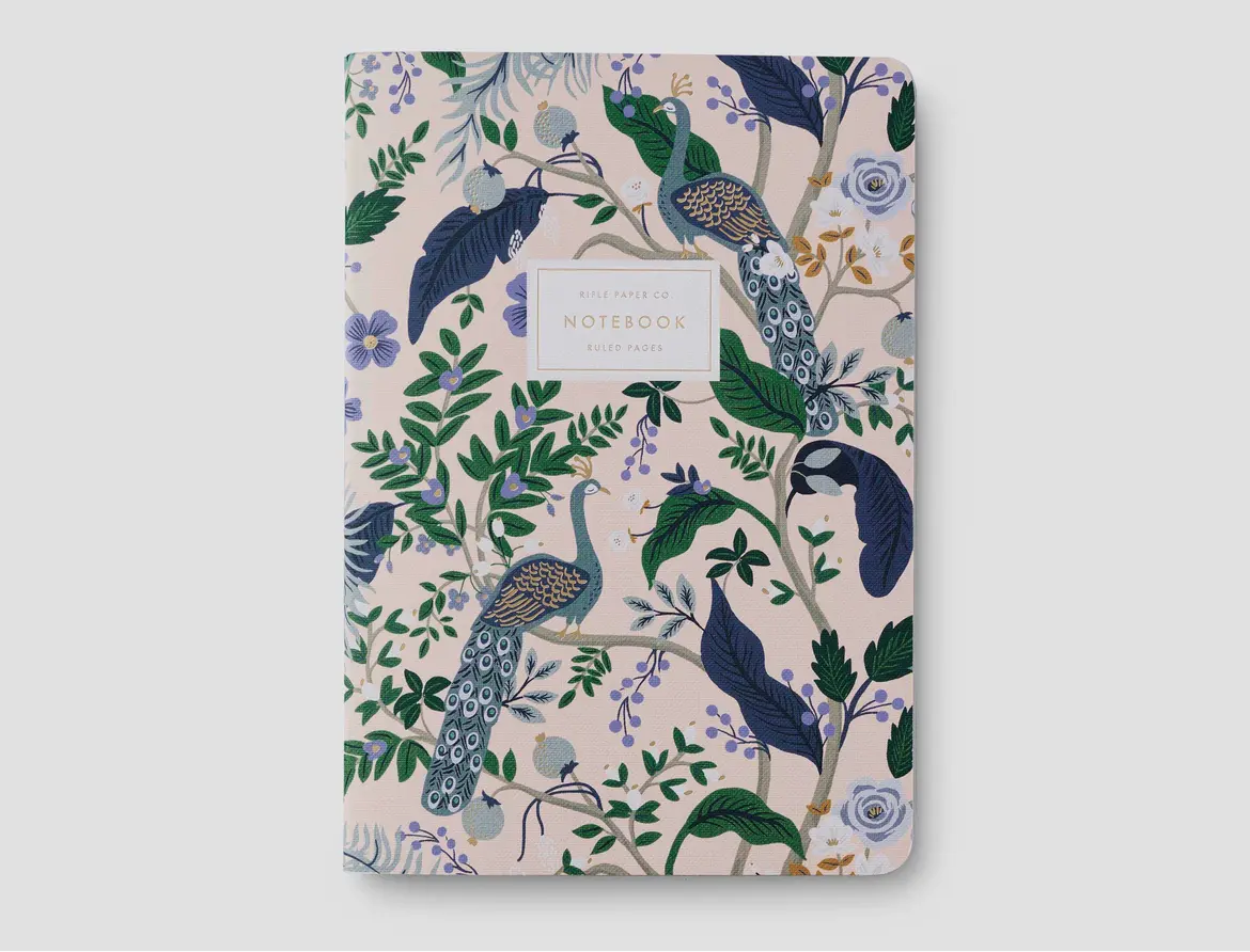 Assorted Set of 3
Peacock Notebooks