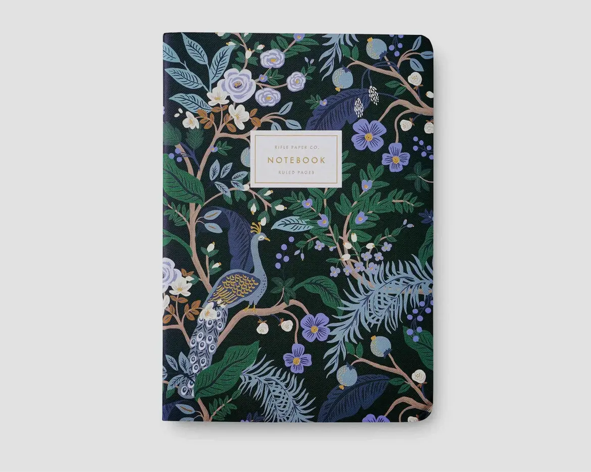 Assorted Set of 3
Peacock Notebooks