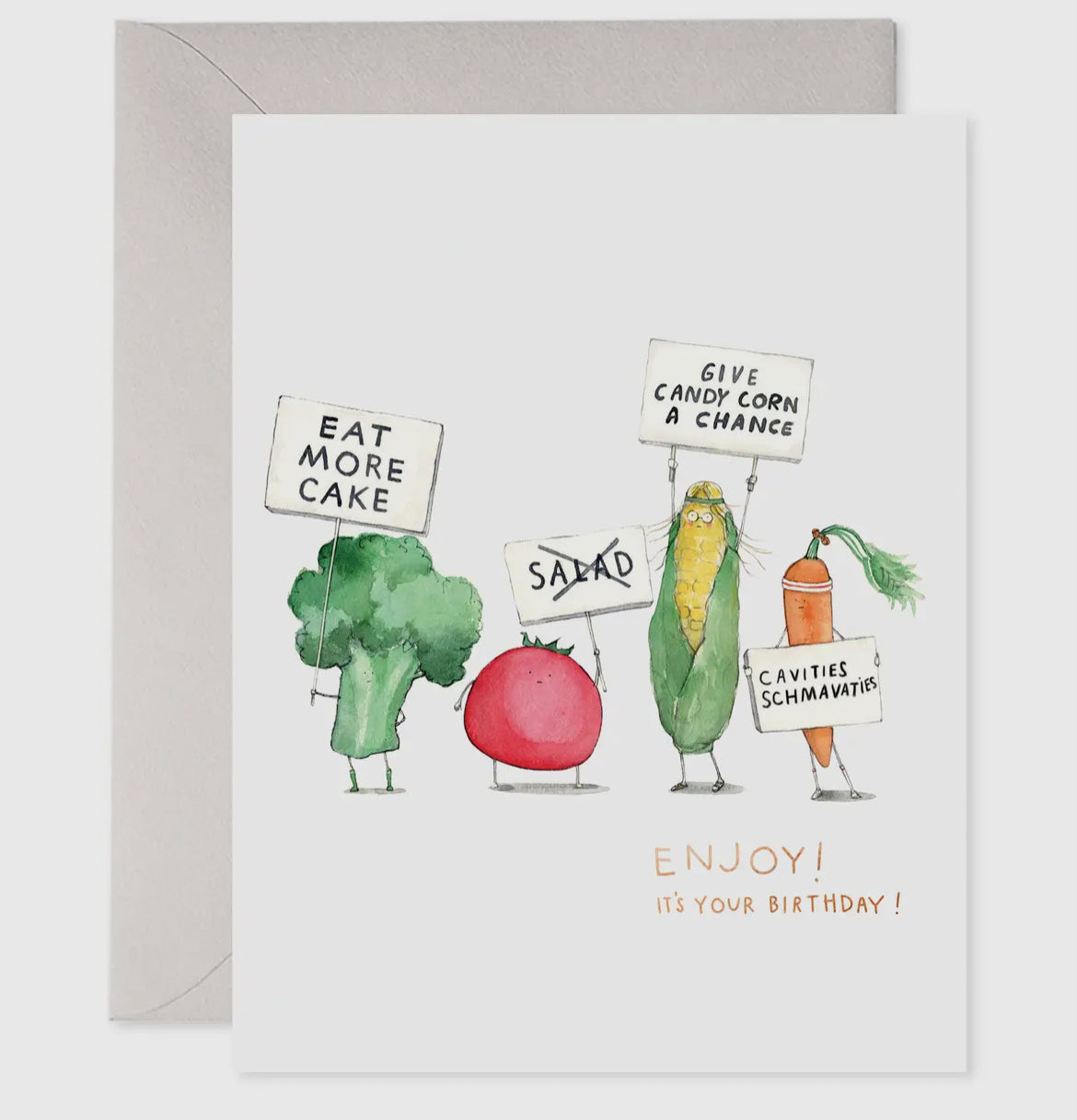 Veggie Strike | Vegetables
Birthday Greeting Card