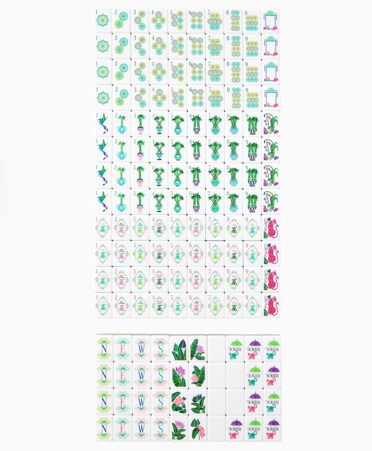 Palm Royale Mahjong Tiles