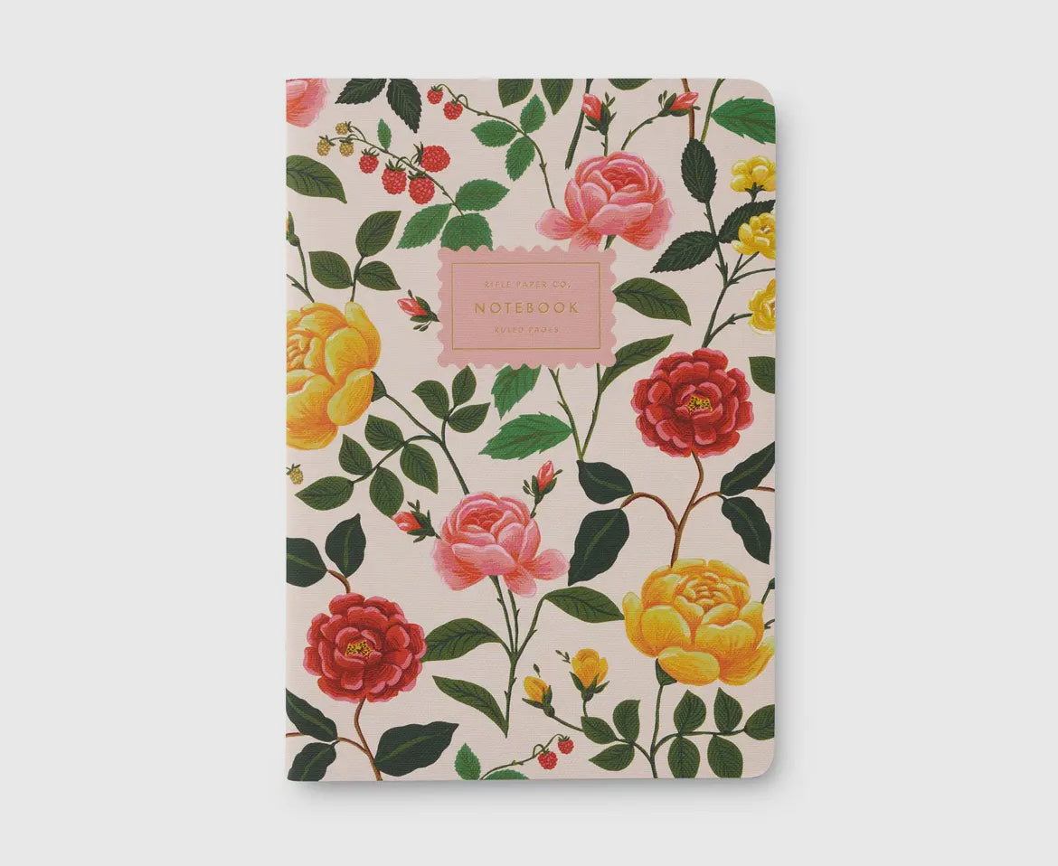 Assorted Set of 3
Roses Notebooks