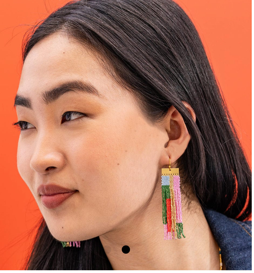 Mackenzie beaded earring