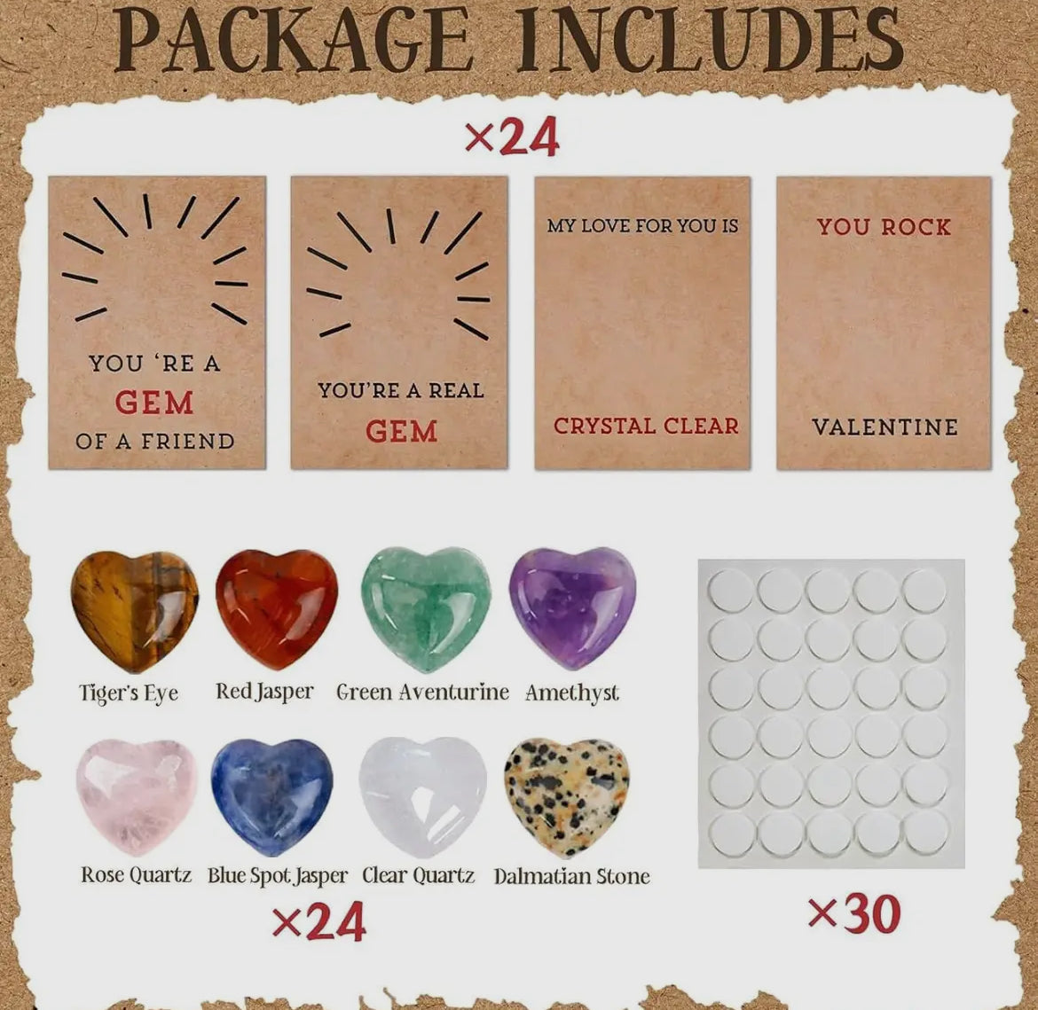Heart-Shaped Natural Crystal
Stone Valentine Exchange