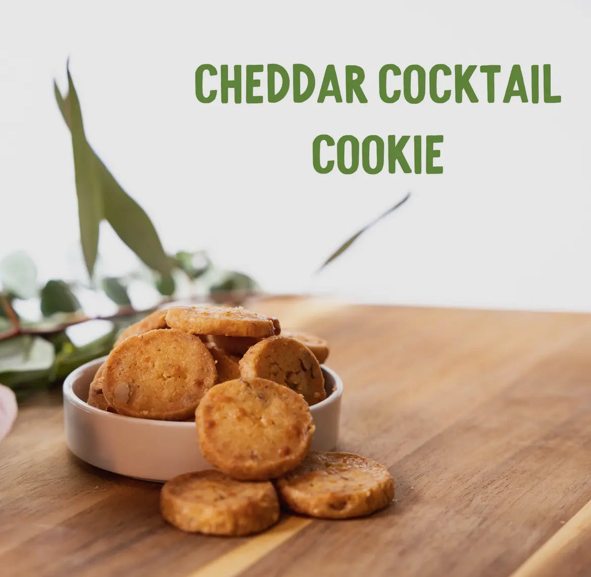 Cheddar cocktail cookie