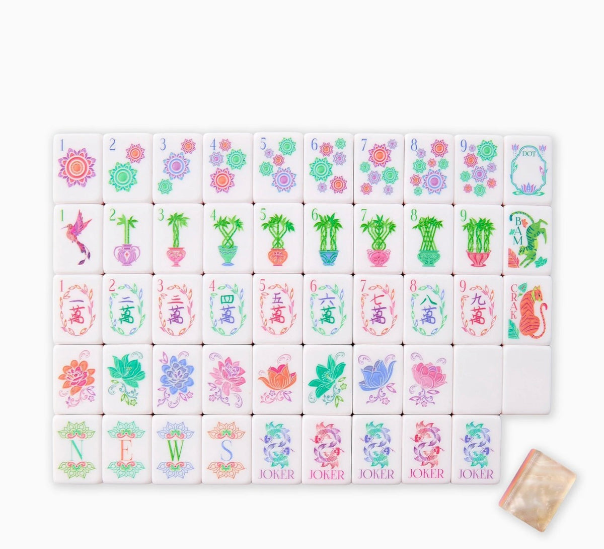 Pearlescent Mahjong Tiles