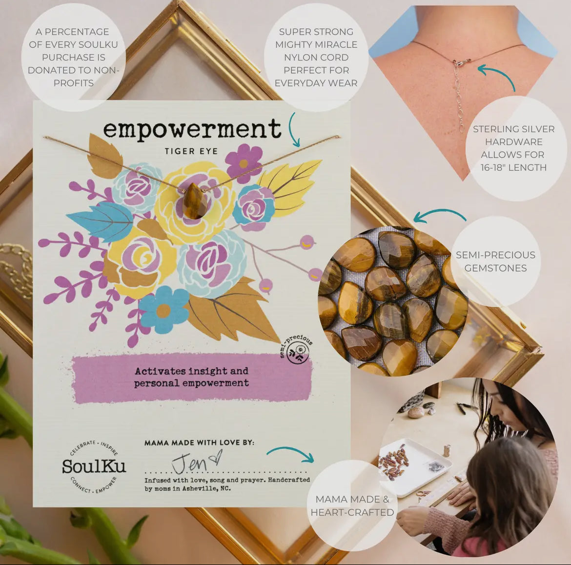 Tiger Eye Soul-Full of Light Necklace Empowerment
