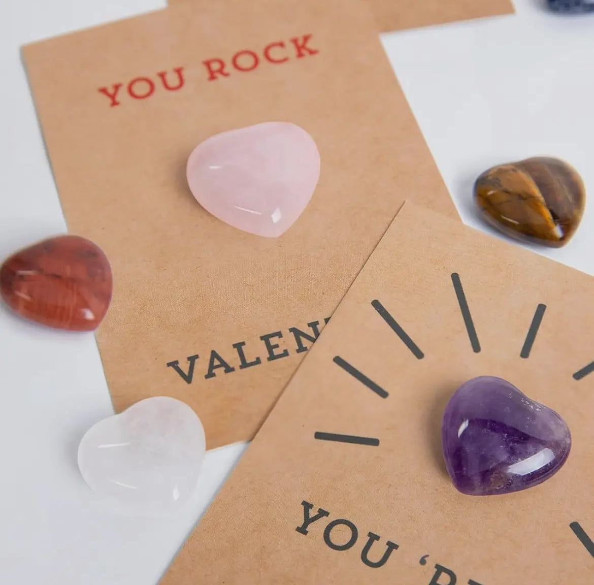 Heart-Shaped Natural Crystal
Stone Valentine Exchange