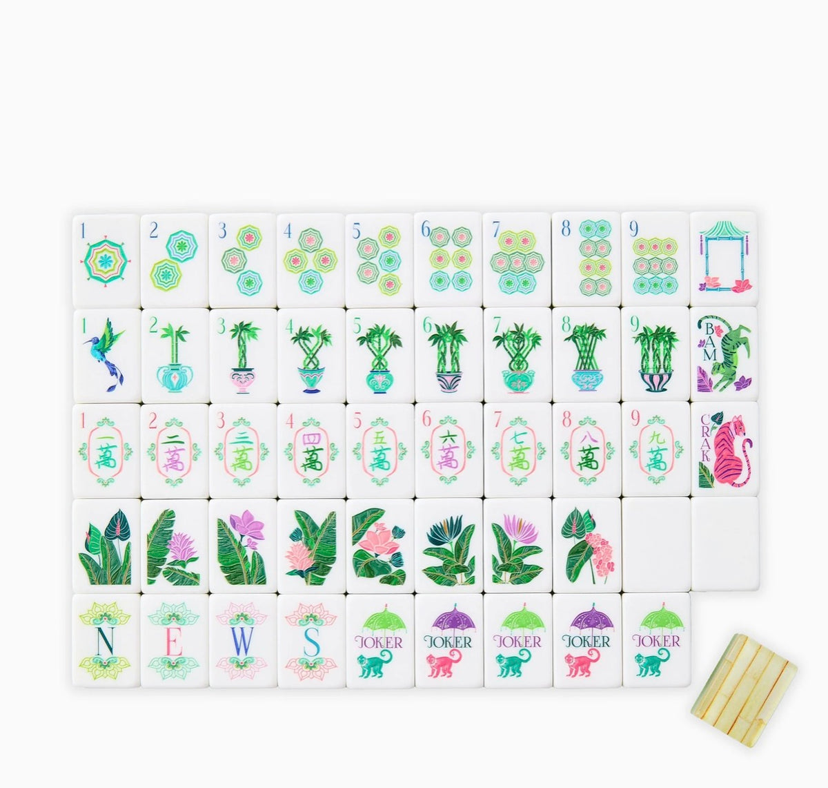 Palm Royale Mahjong Tiles