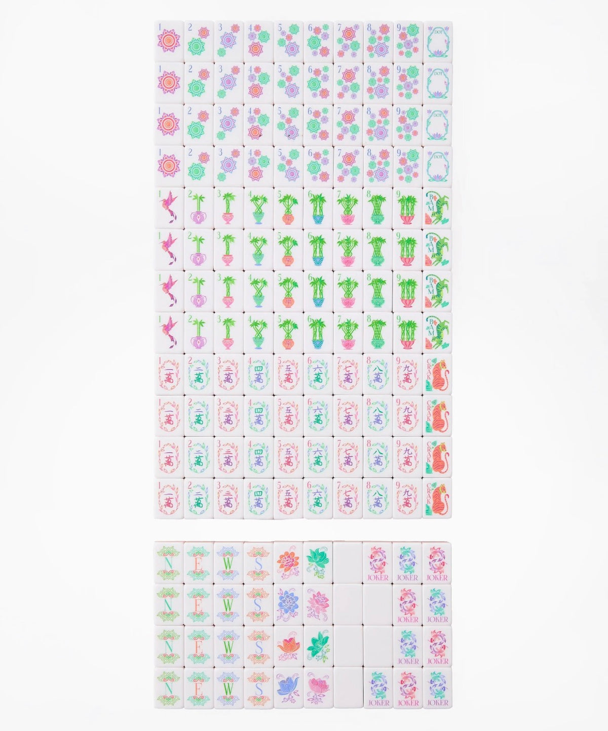 Pearlescent Mahjong Tiles