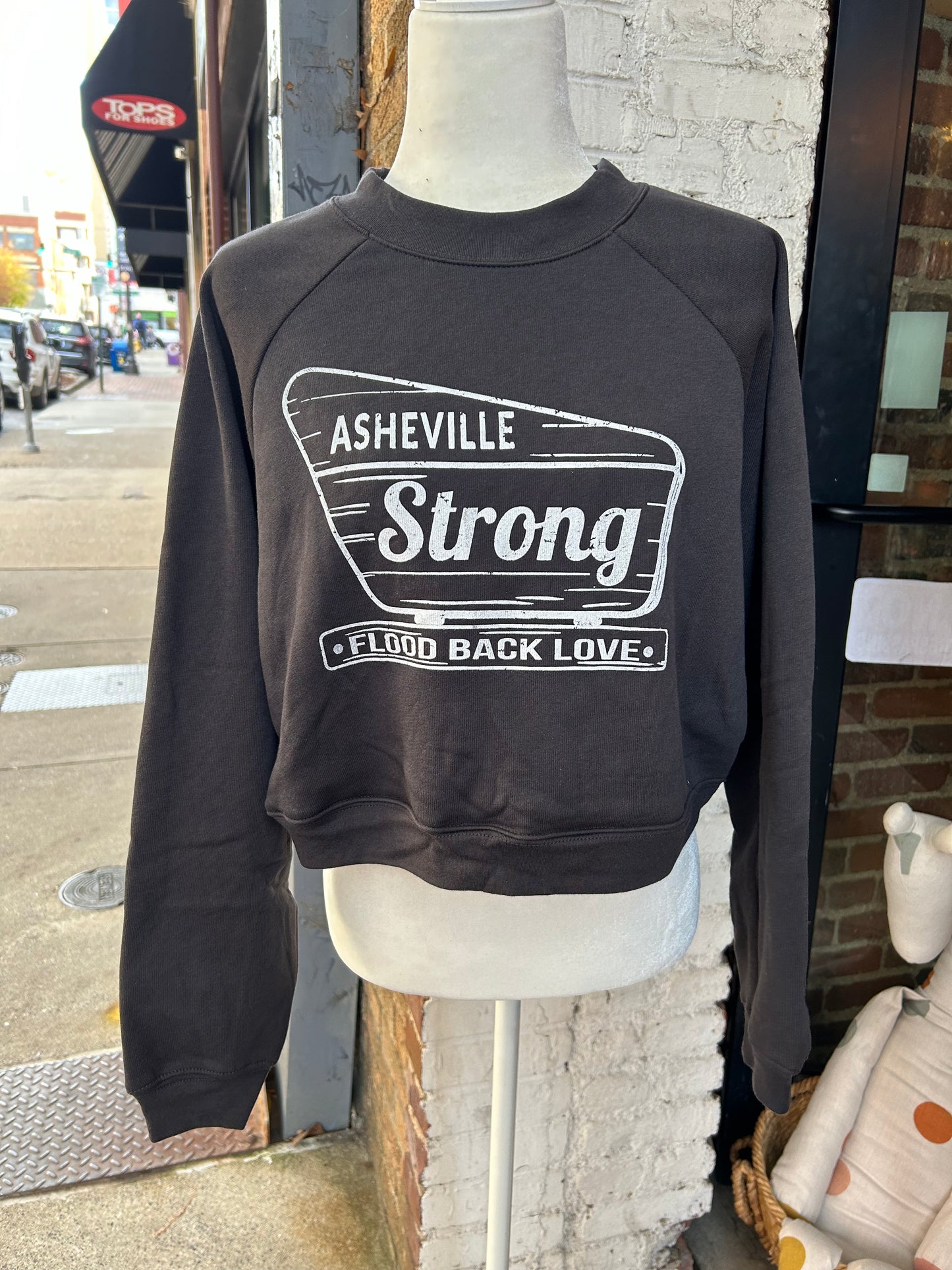 Asheville Strong Cropped Sweatshirt