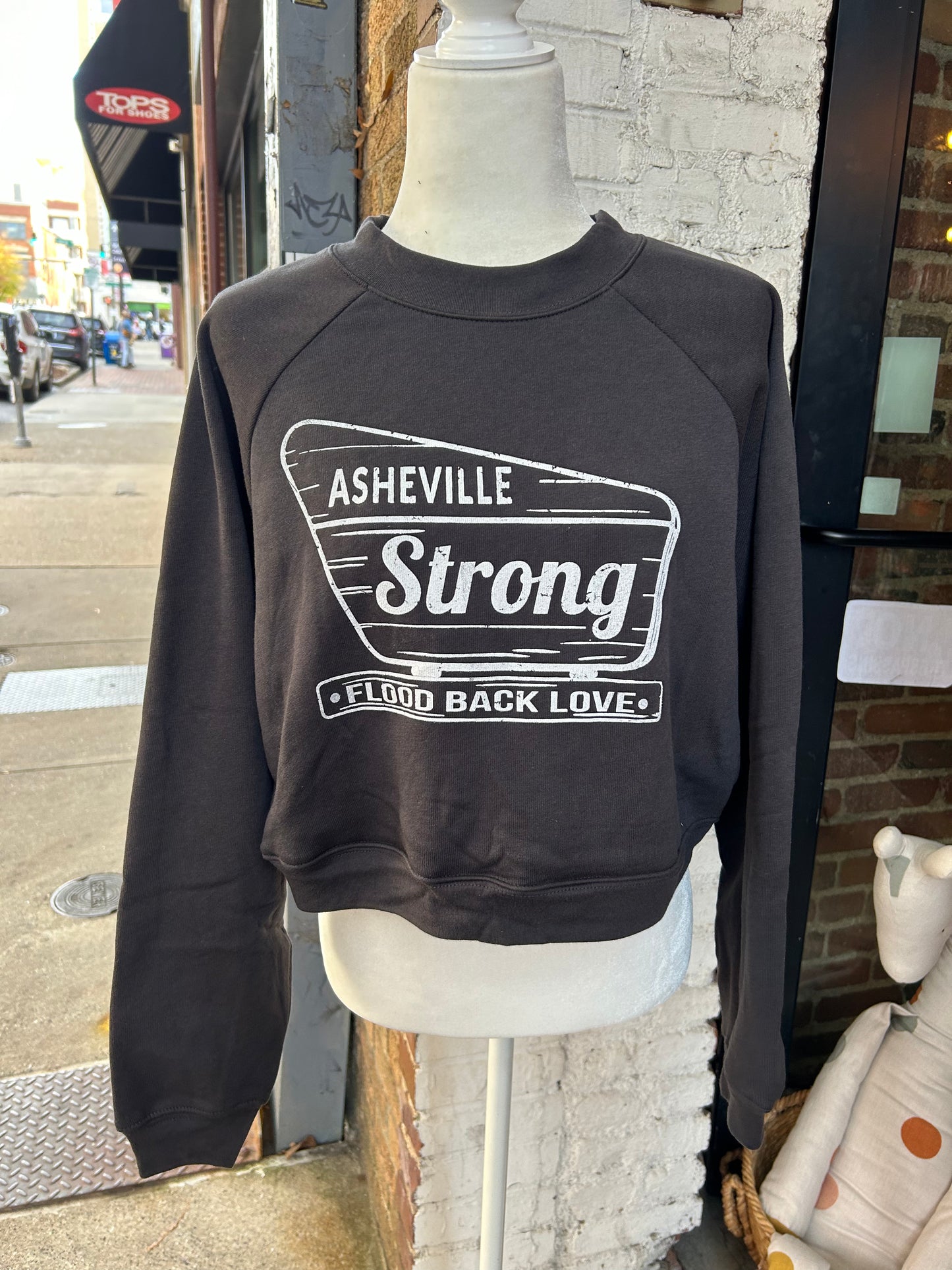 Asheville Strong Cropped Sweatshirt