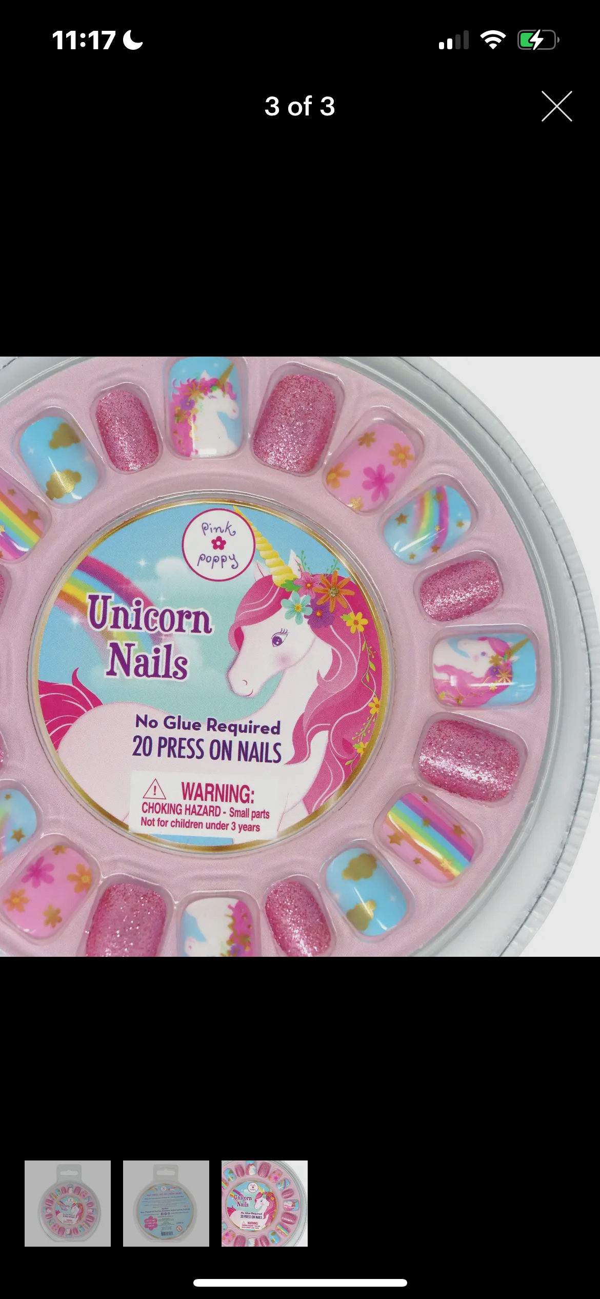 Unicorn press-on nails